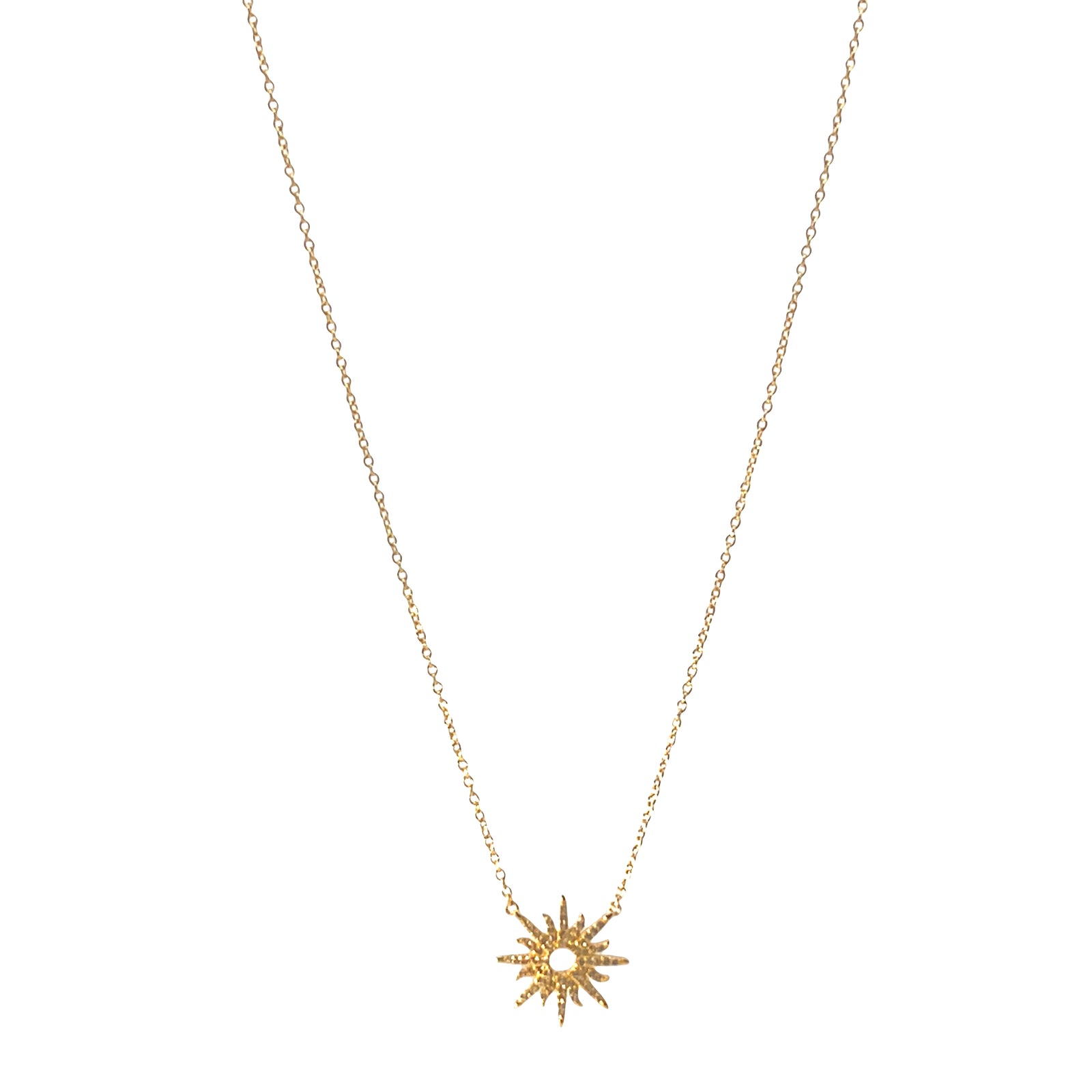 Radiance Sparkling starburst necklace sterling silver 925