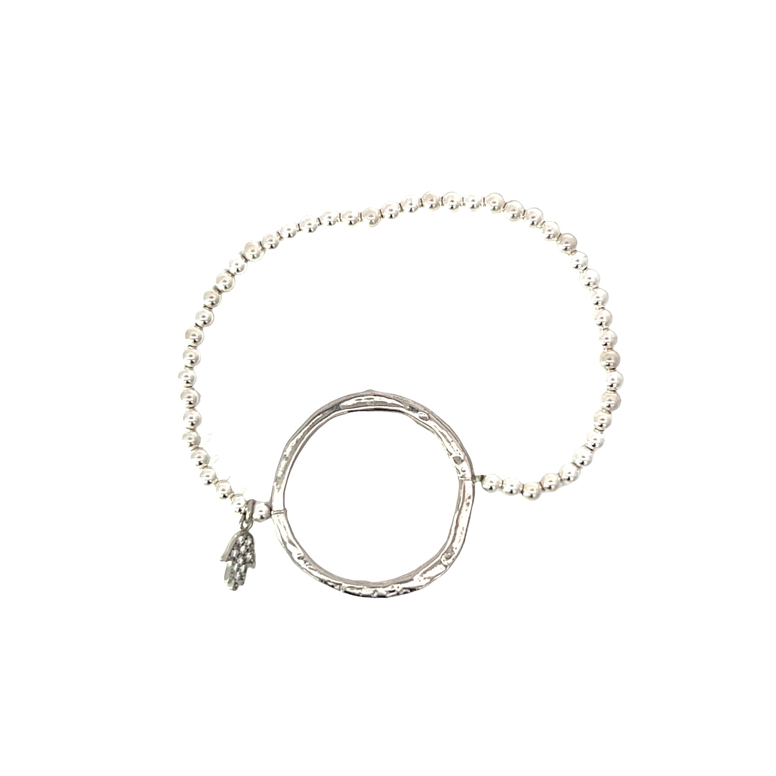 Equilibrium Karma & Hamsa Beaded Bracelet | Gold Filled & Silver | Inspirit Designs