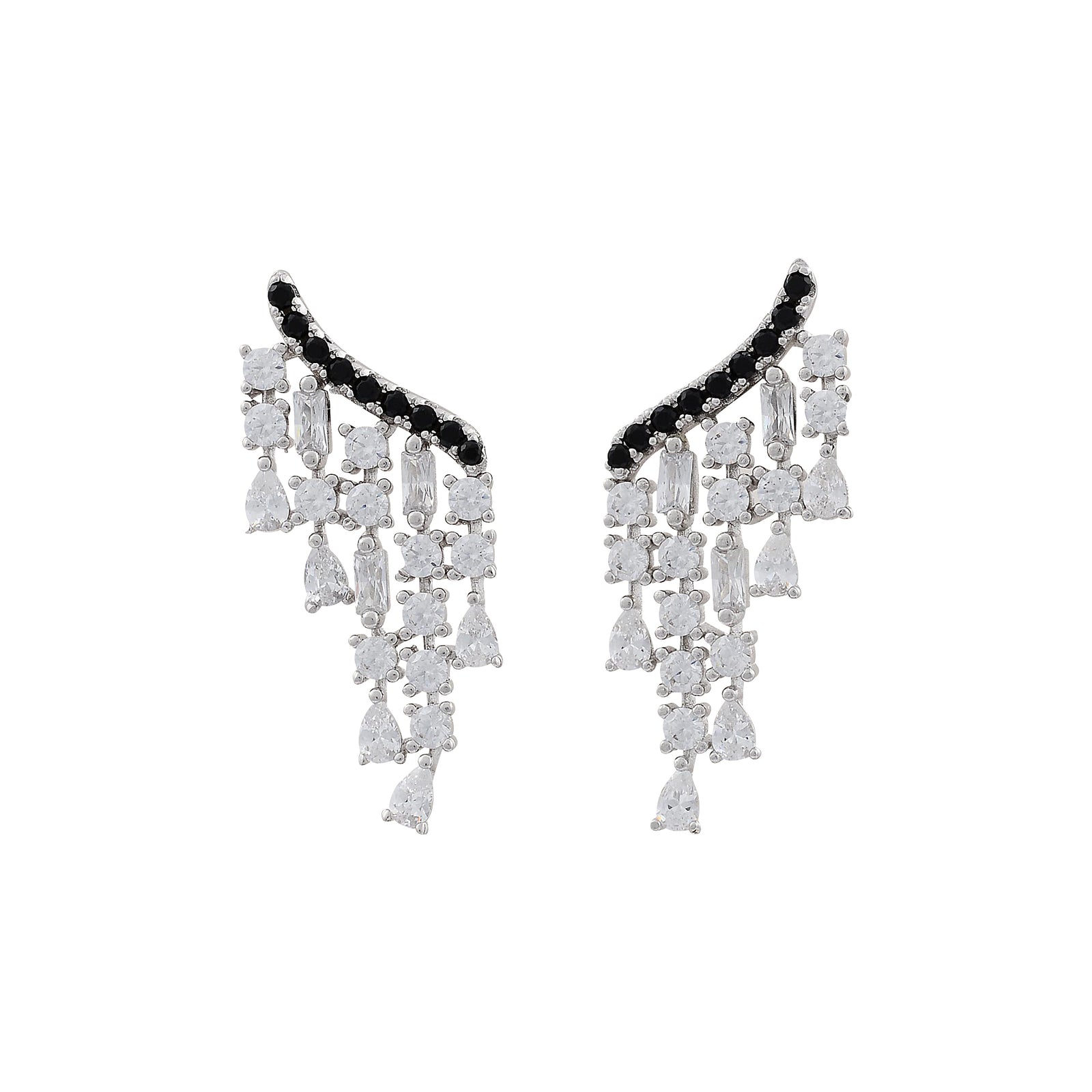 Stellar Cascade Chandelier Drop Earrings