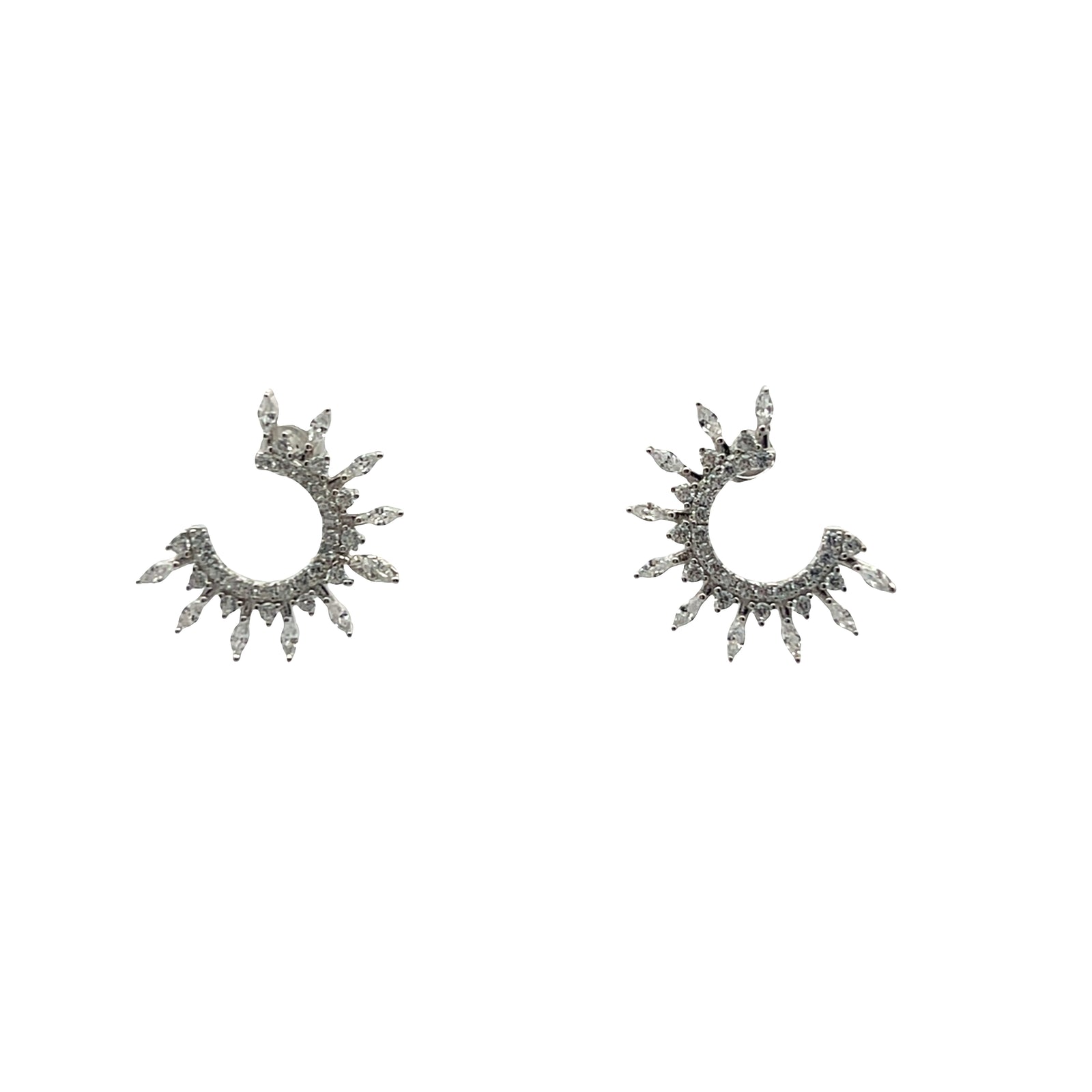 Aura Sunburst Stud Earrings