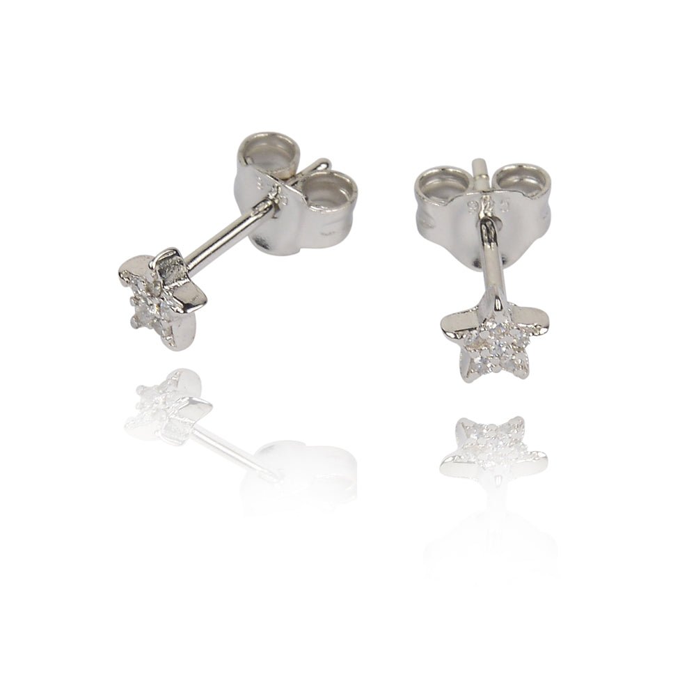 Classic star 925 sterling silver celestial radiance studsEarrings