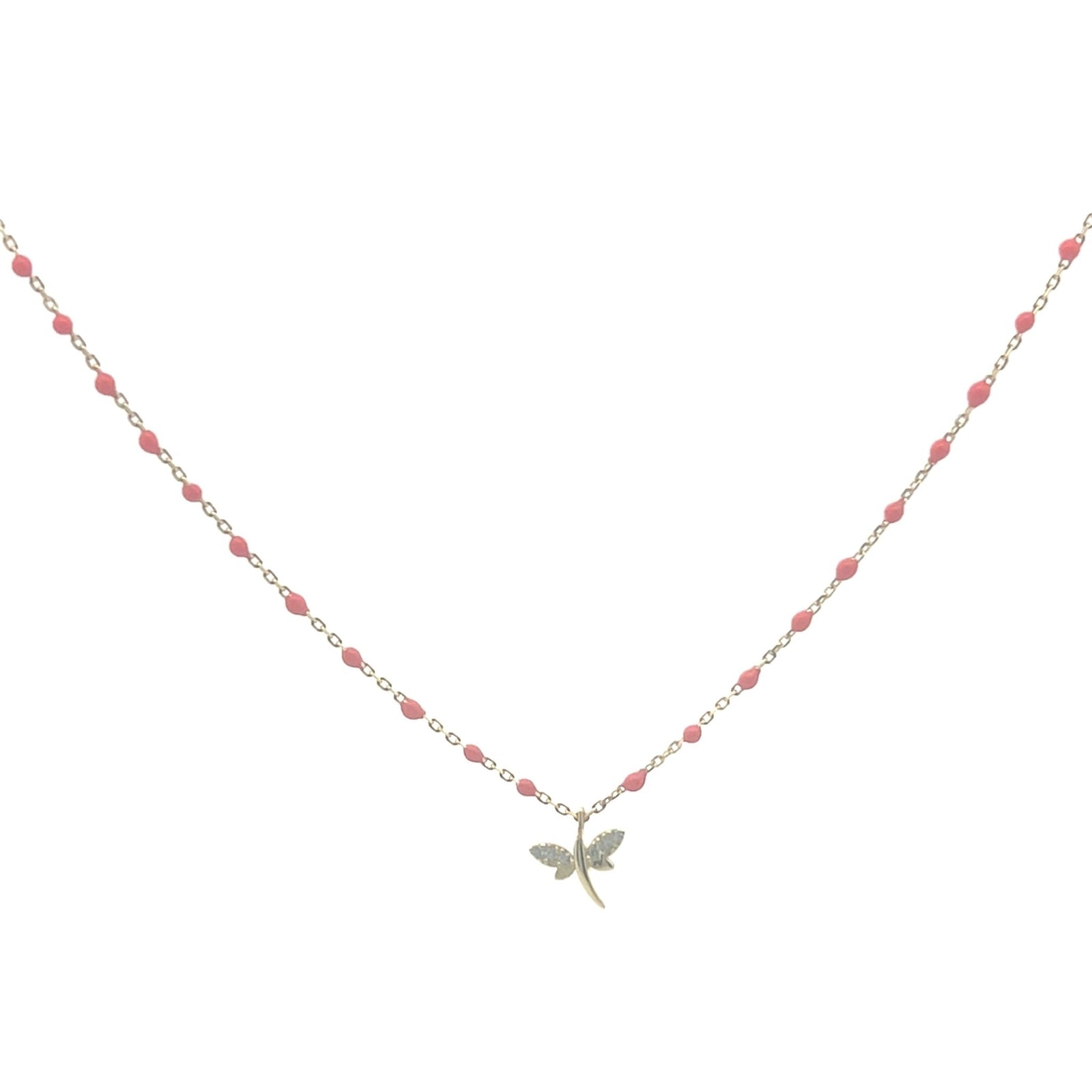 Enamel Dragonfly NecklaceNecklace