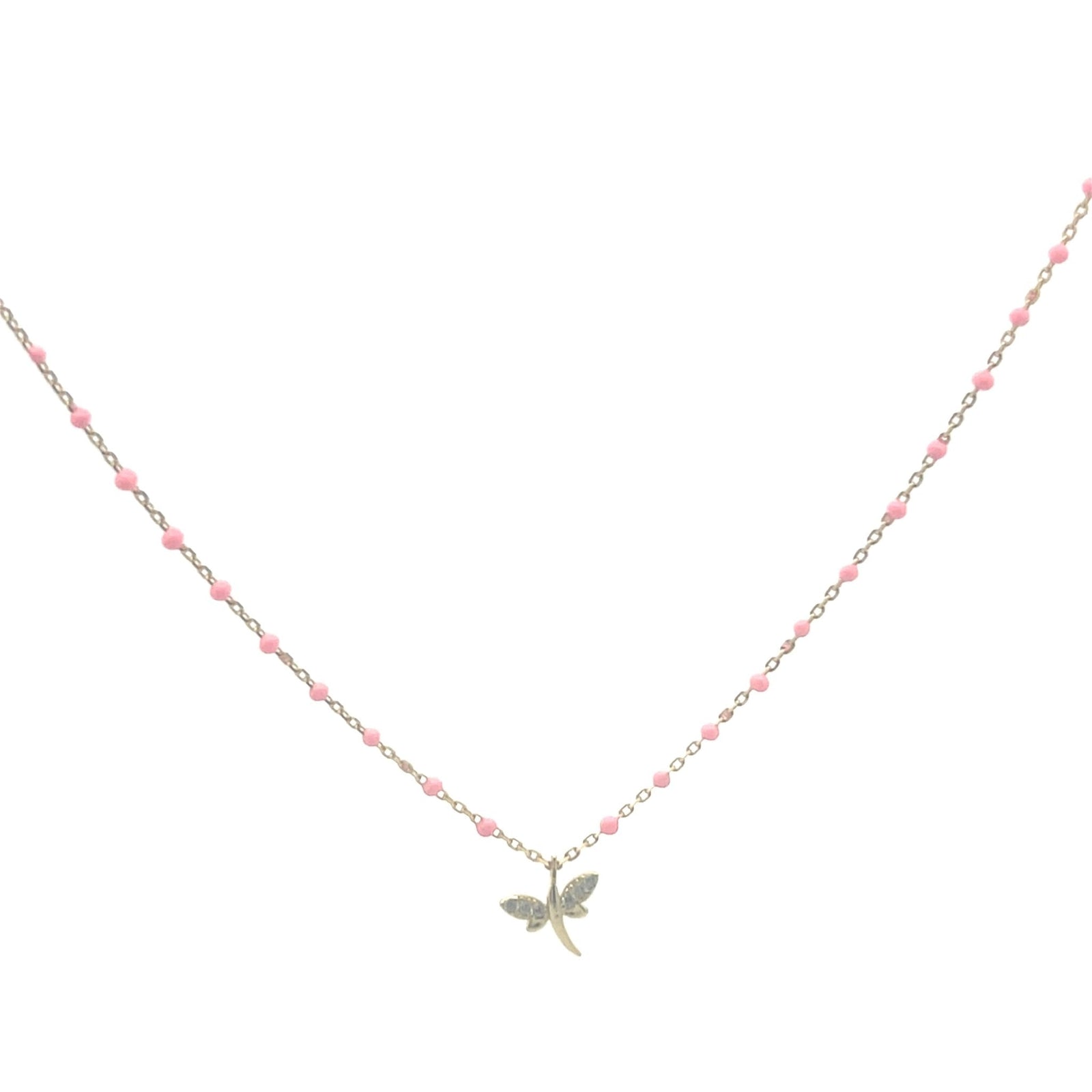 Enamel Dragonfly NecklaceNecklace