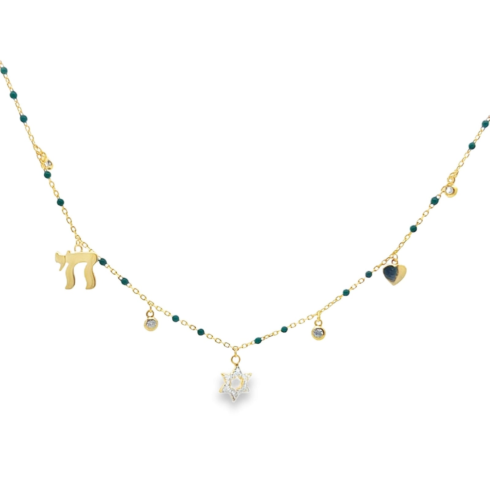 Enamel Faith Charm NecklaceNecklace