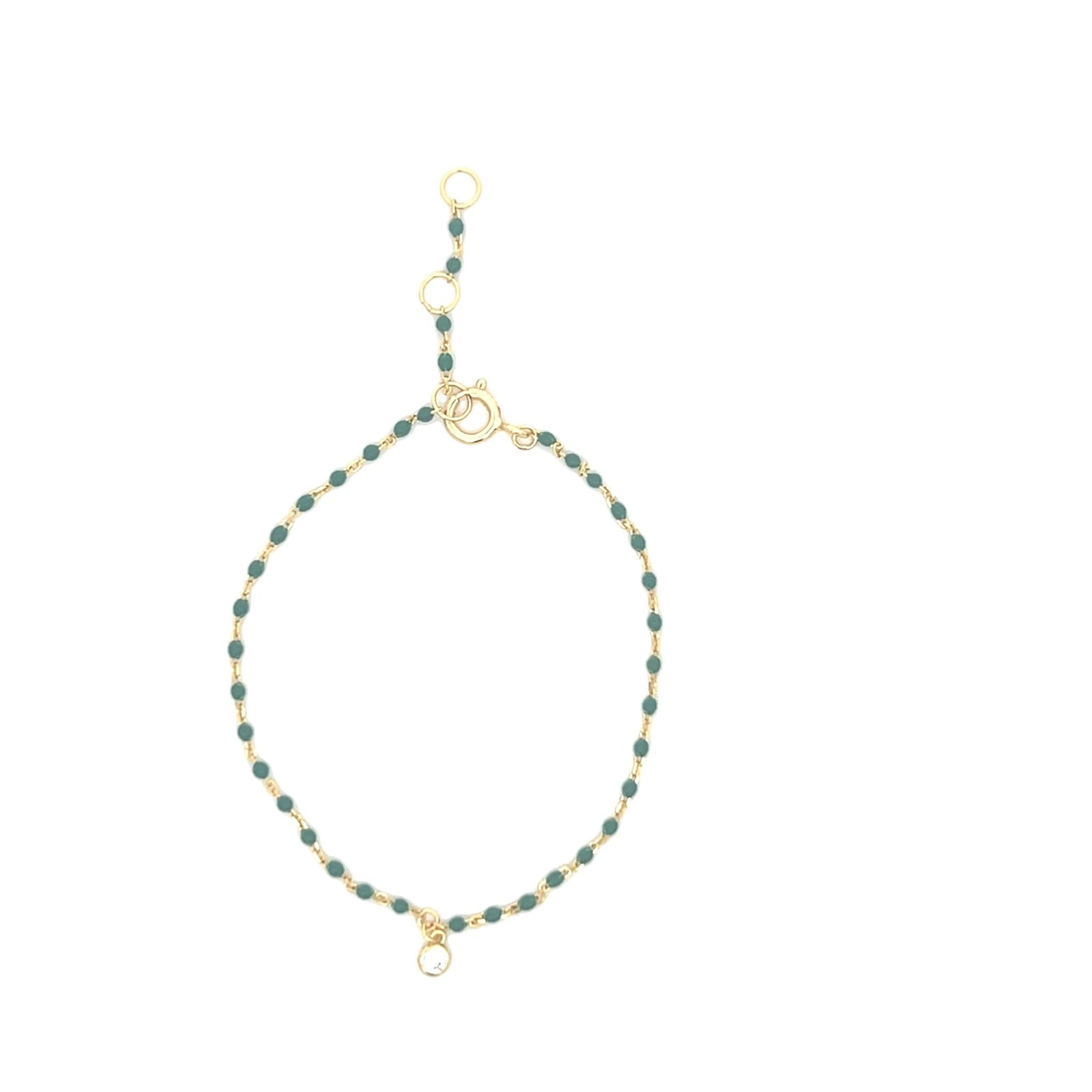 Glitter enamel single drop braceletBracelets