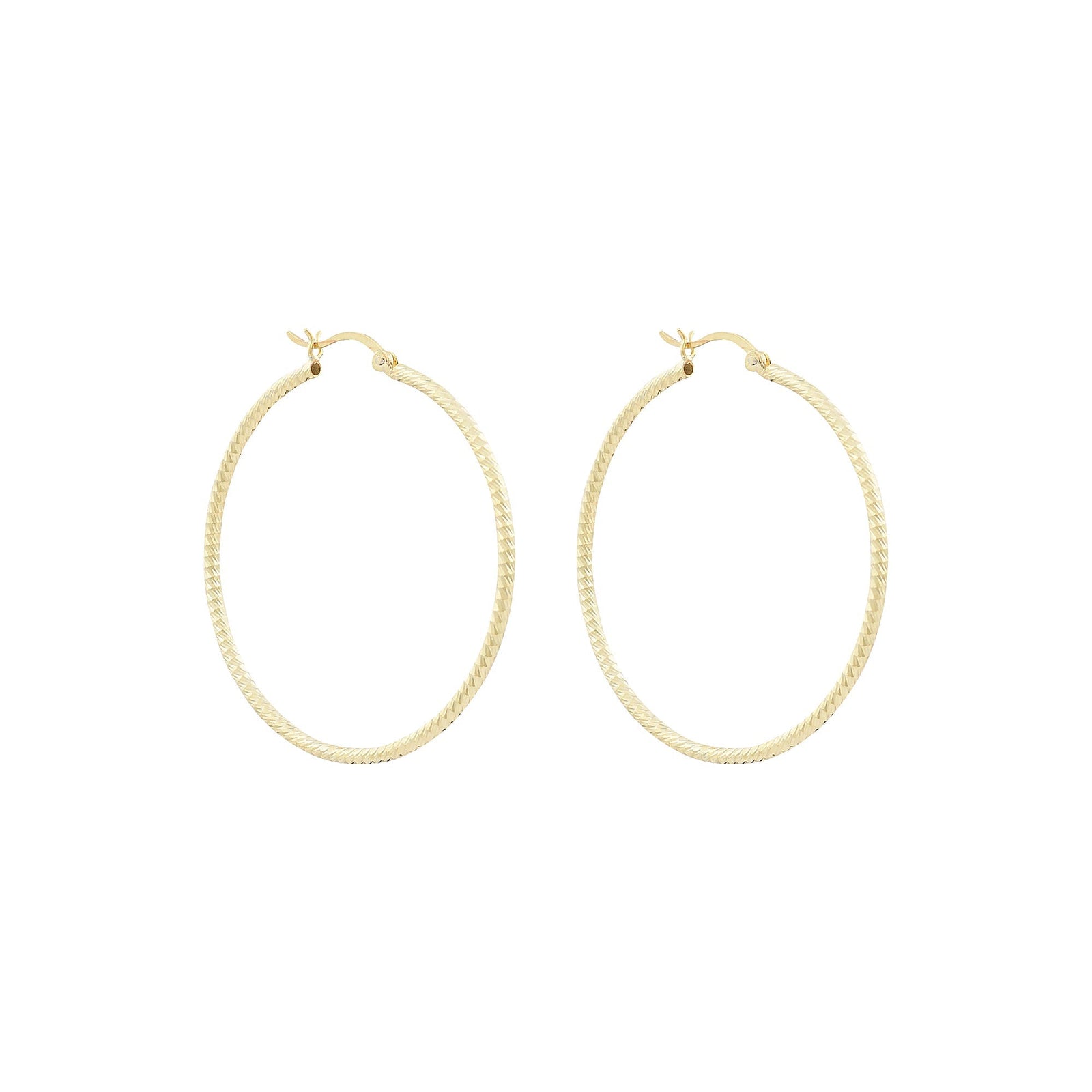 Karma Large Glitter Hoop 40cm EarringsEarrings