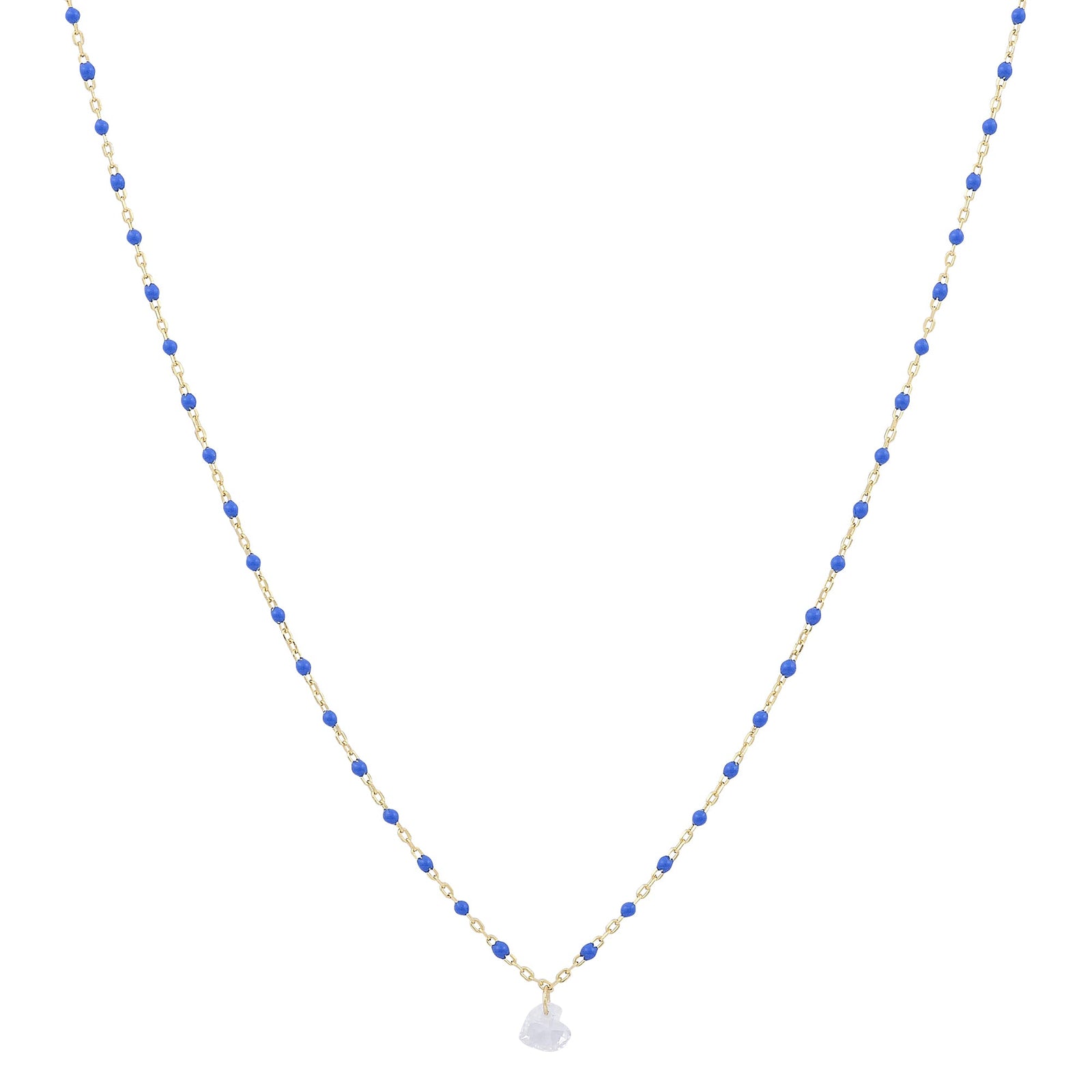 Love enamel heart necklaceNecklace