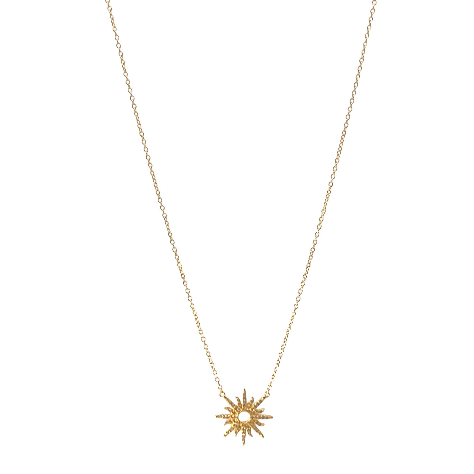 Radiance Sparkling starburst necklace sterling silver 925Necklace