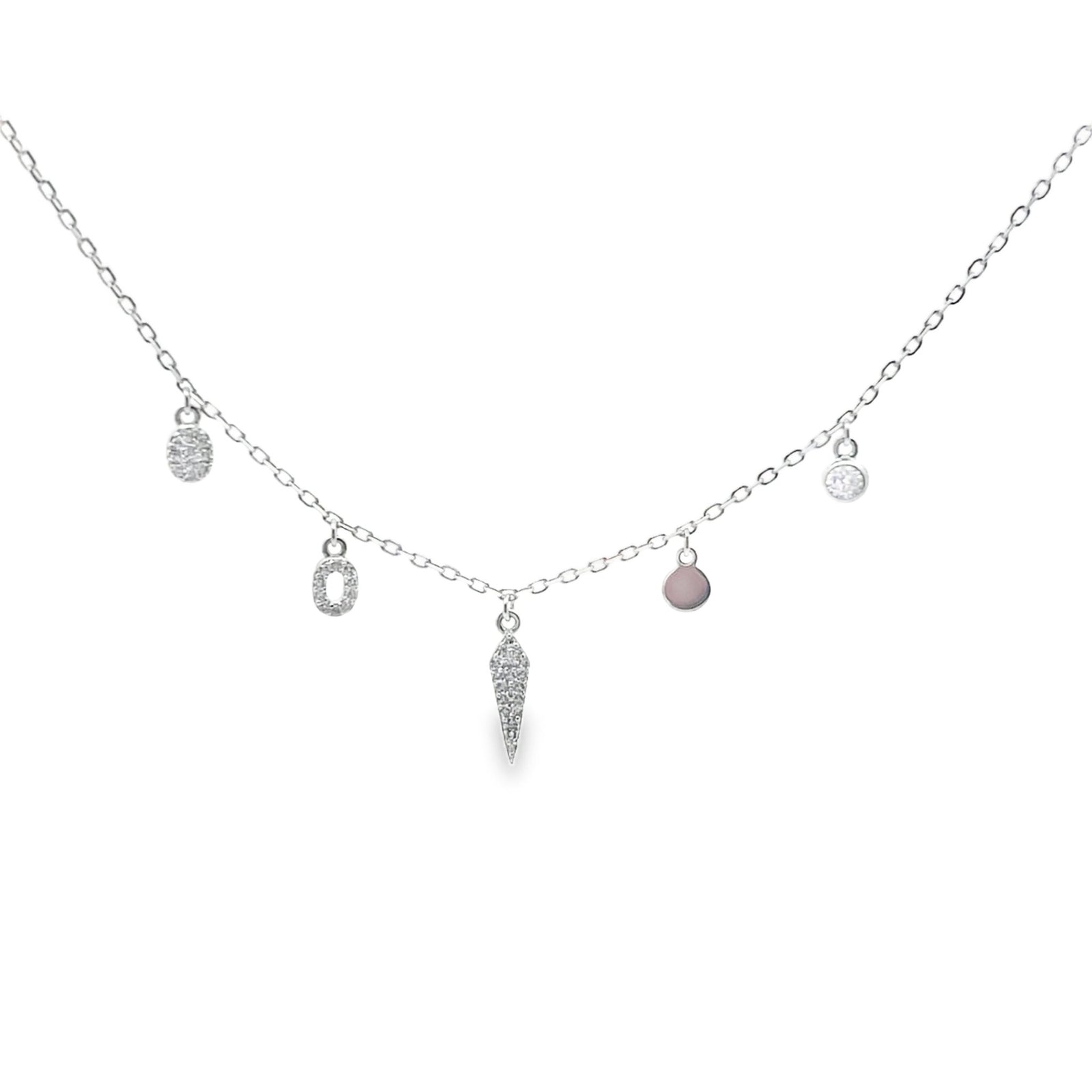 Sacred Triangle & Circle Geometric Necklace — Soul DirectionNecklace