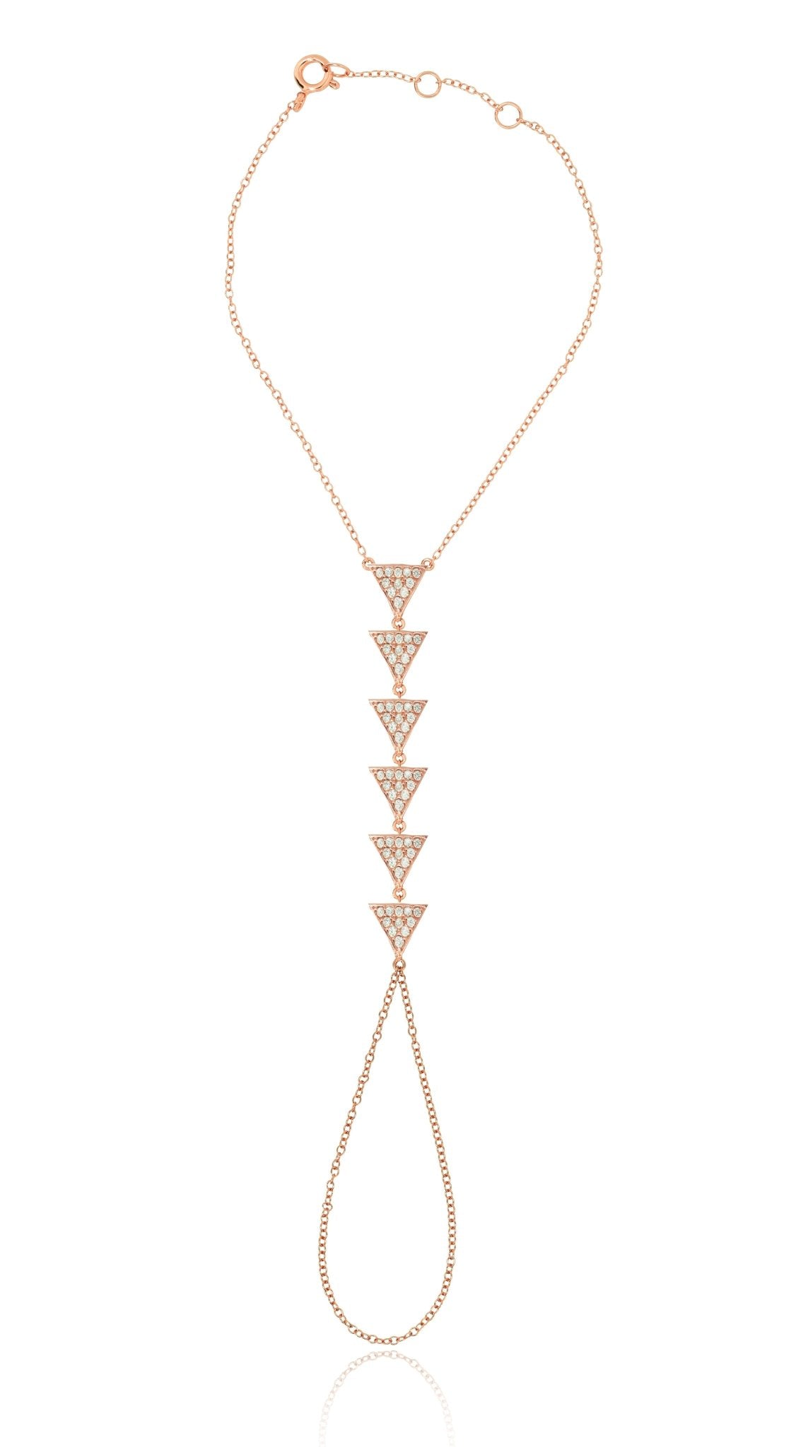 Soul Direction Bracelet | Triangle | 925 Sterling Silver | Gold & Rose Gold PlatingBracelet