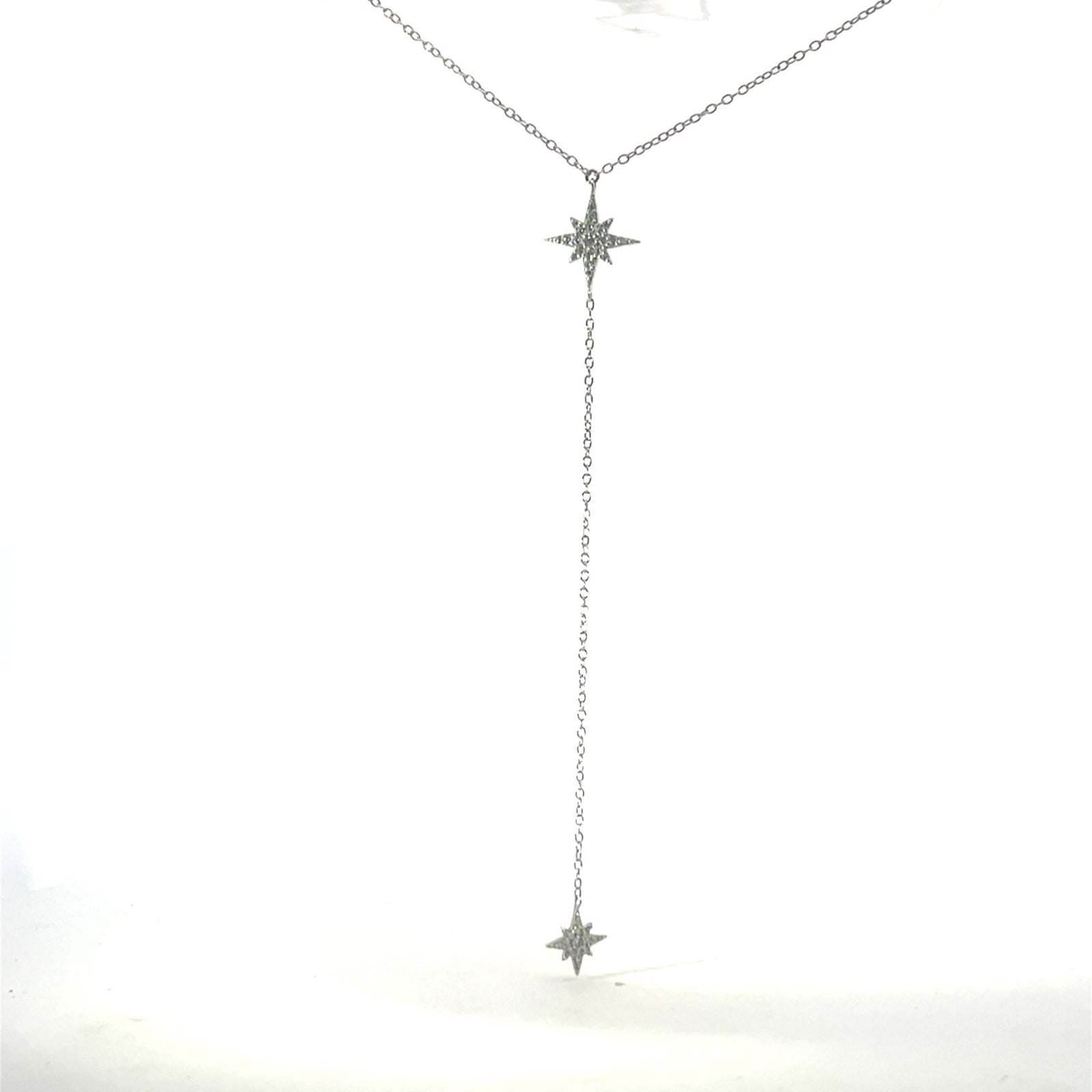 Starburst Lariat necklace sterling silver 925Necklace