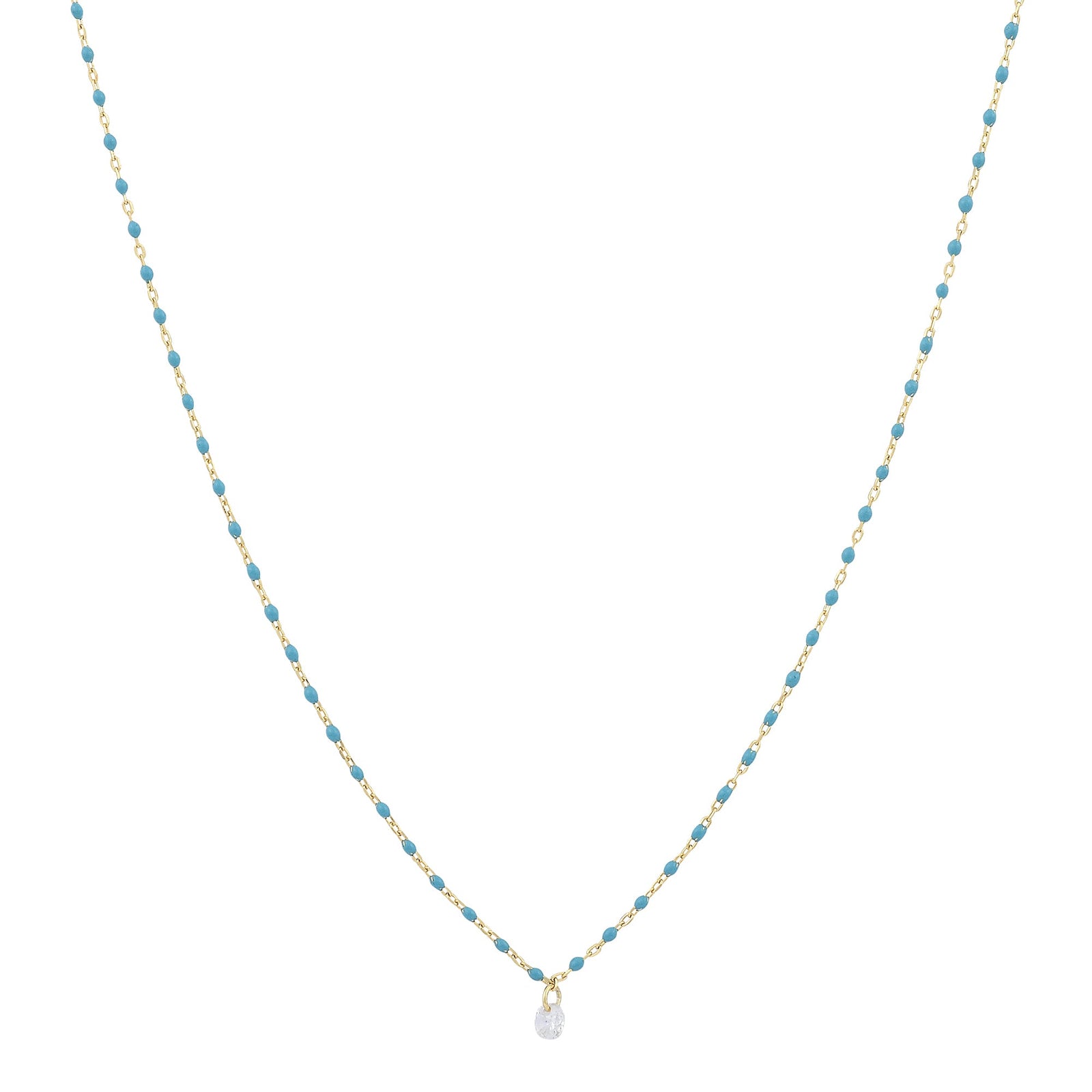 The one glitter enamel necklaceNecklace