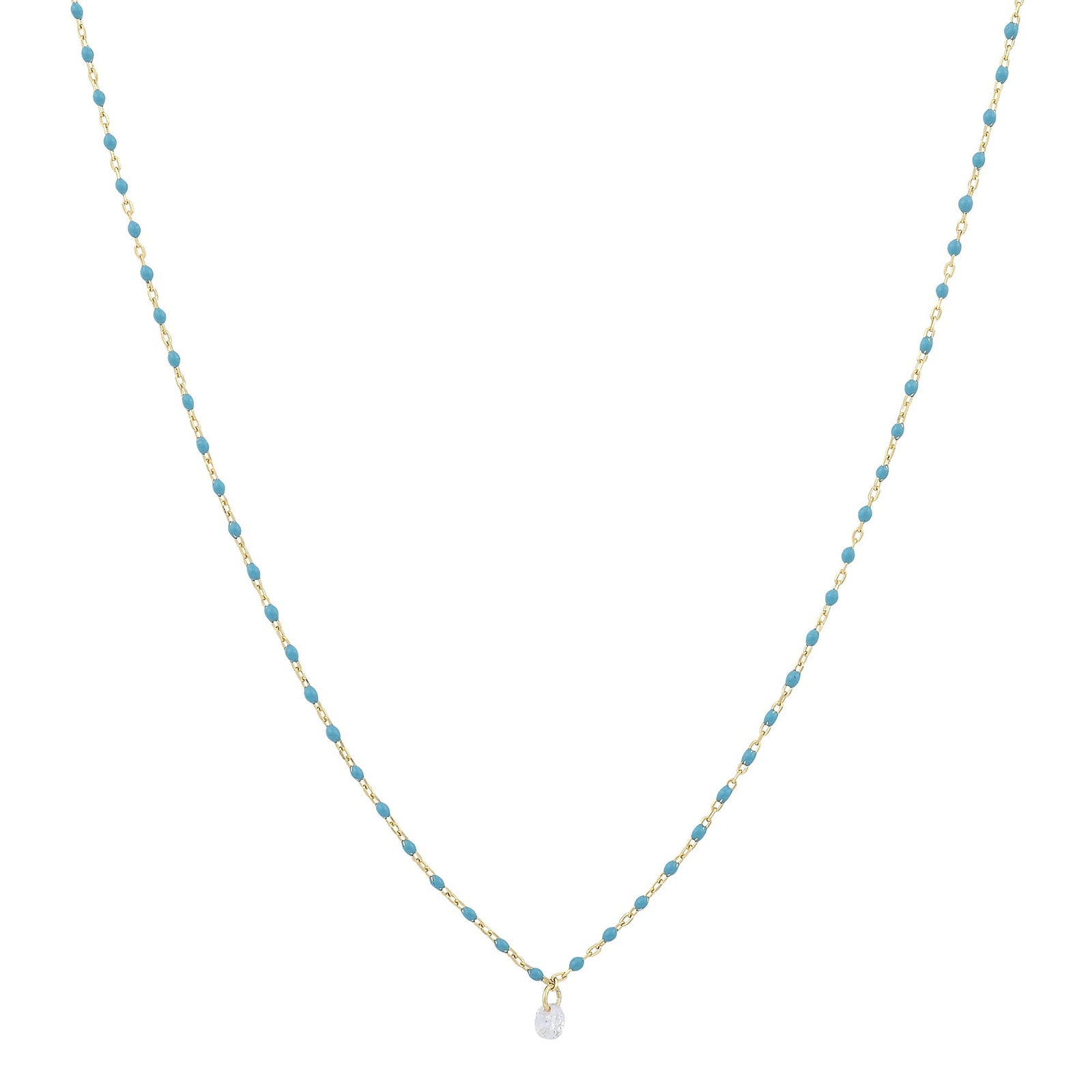 The One Glitter Enamel NecklaceNecklace