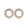 Circle of life classic small studs earings