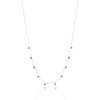 Chakra saphire drop necklace