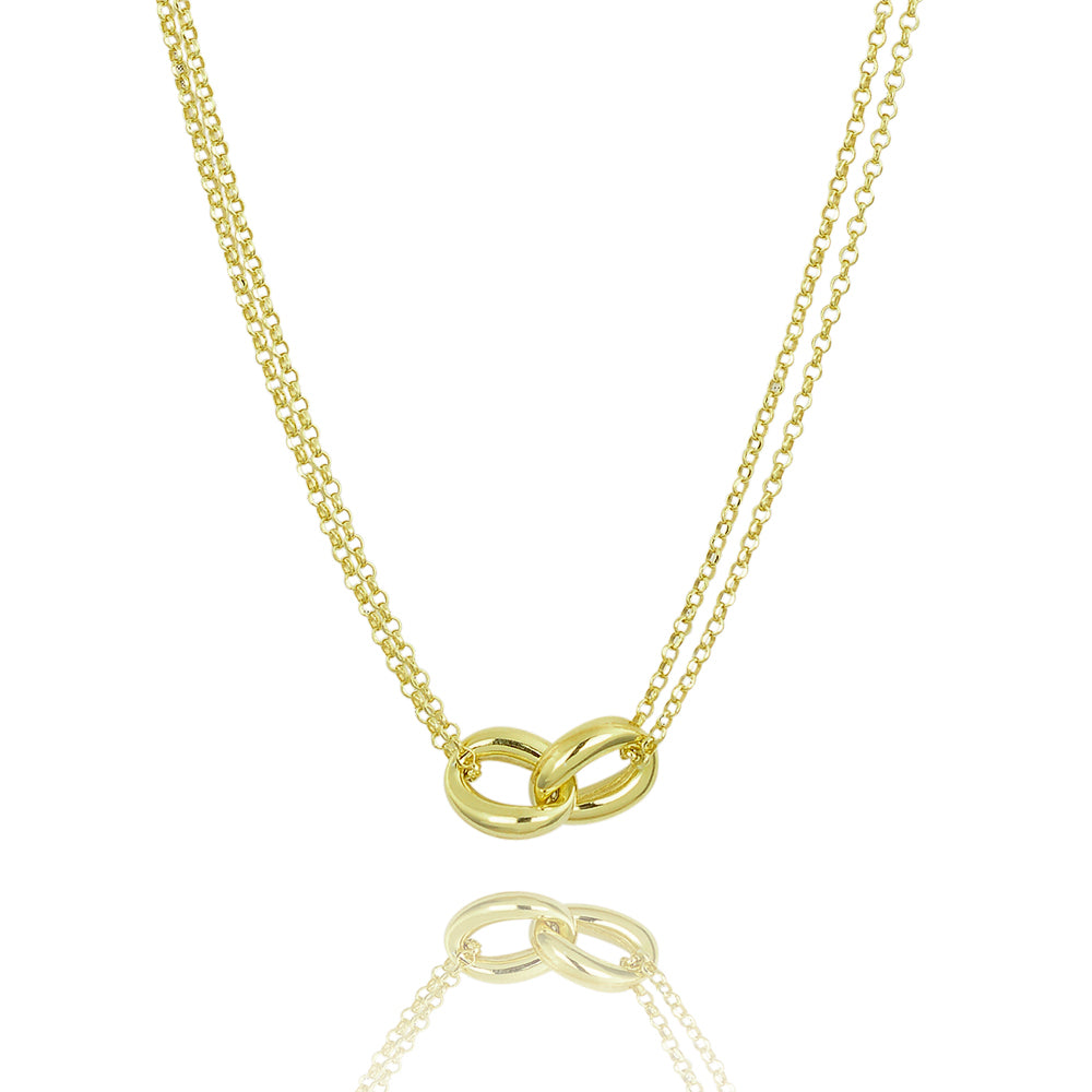 Two strand karma link Necklace
