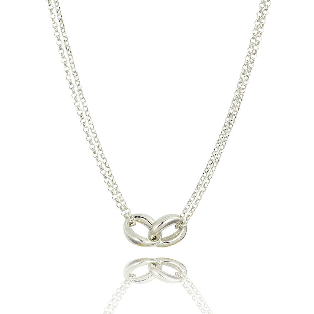 Two strand karma link Necklace