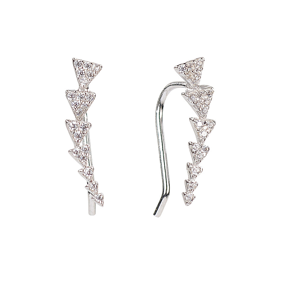 Soul Direction Arrow & Triangle Slider Earrings