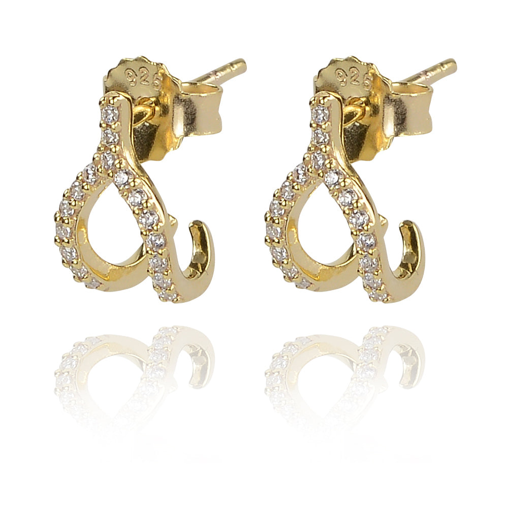 Horse shoe good Luck Sacred Protection cuff earrings