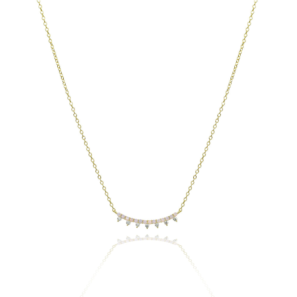 Balance bar dainty equilibrium necklace sterling silver 925