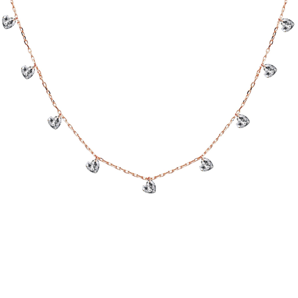 Love Heart non encased necklace