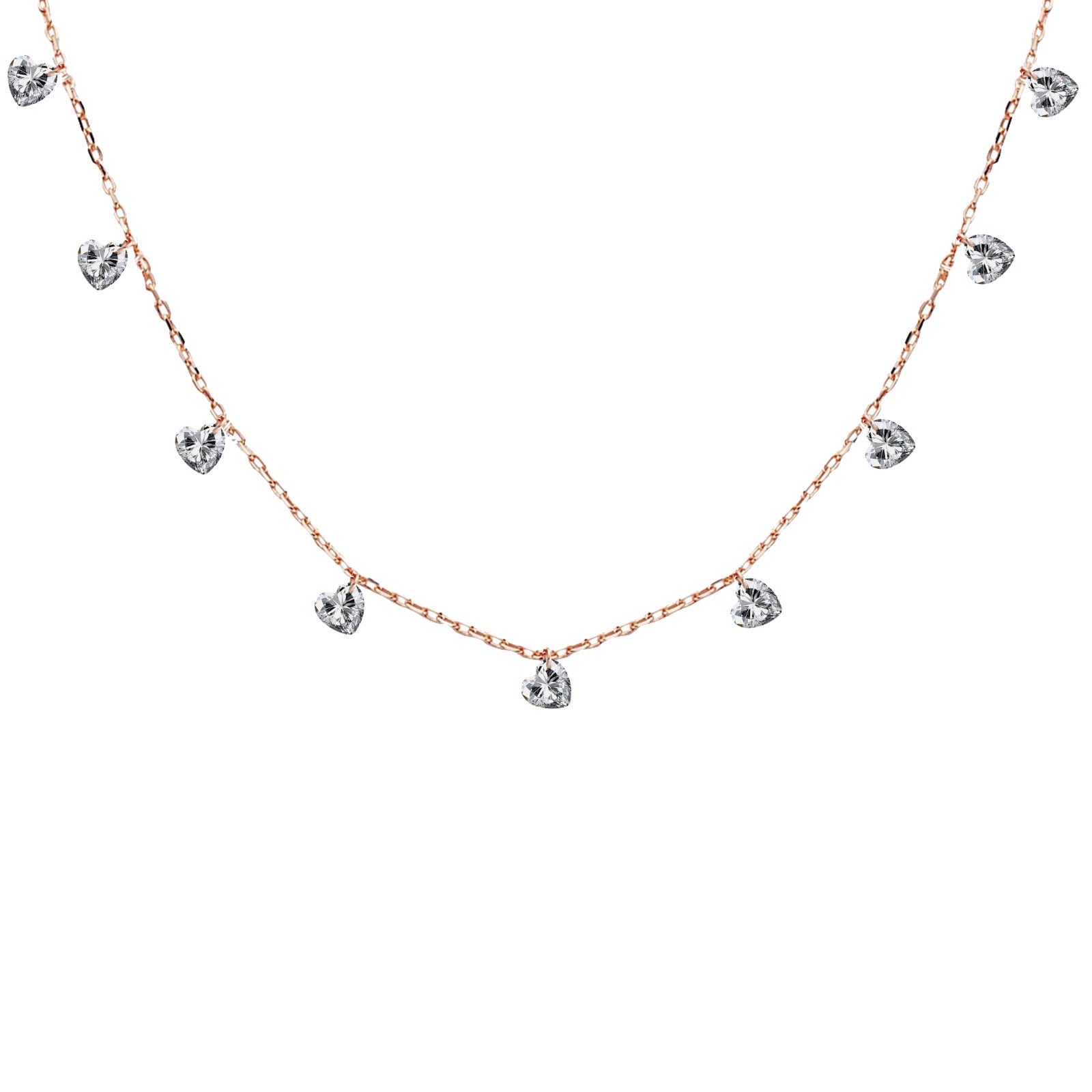 Love Heart non encased necklace