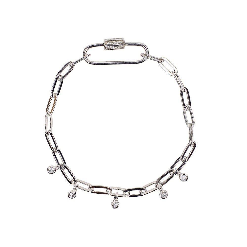 Paperclip Chunky Bracelet