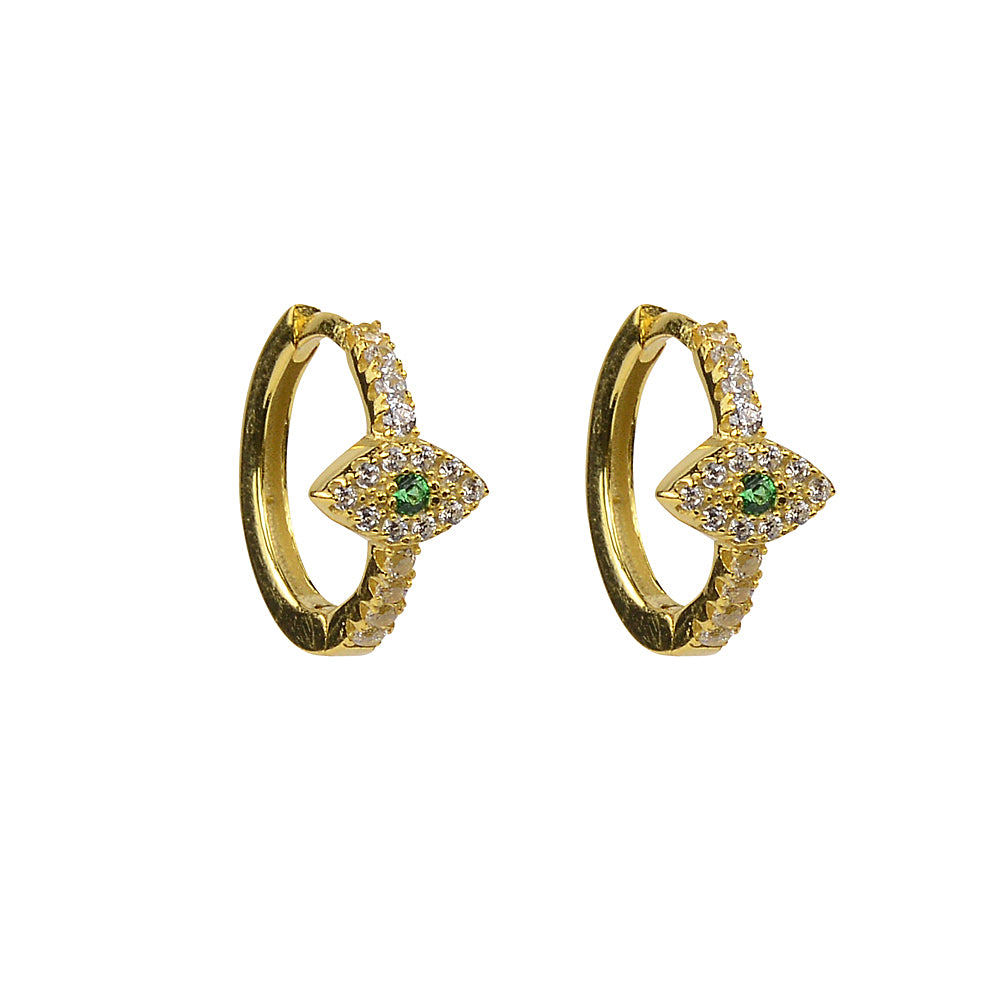 Evil eye protection huggy earing