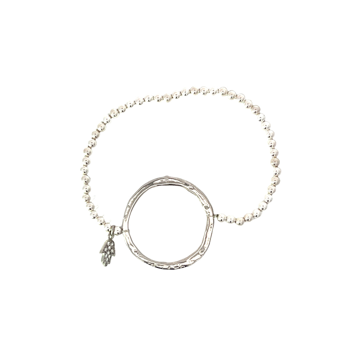 Equilibrium Karma & Hamsa Beaded Bracelet | Gold Filled & Silver | Inspirit Designs