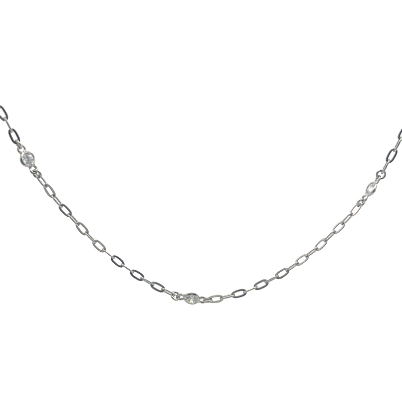 Equilibrium Diamond By The Yard Paperclip Necklace | Inspirit Designs