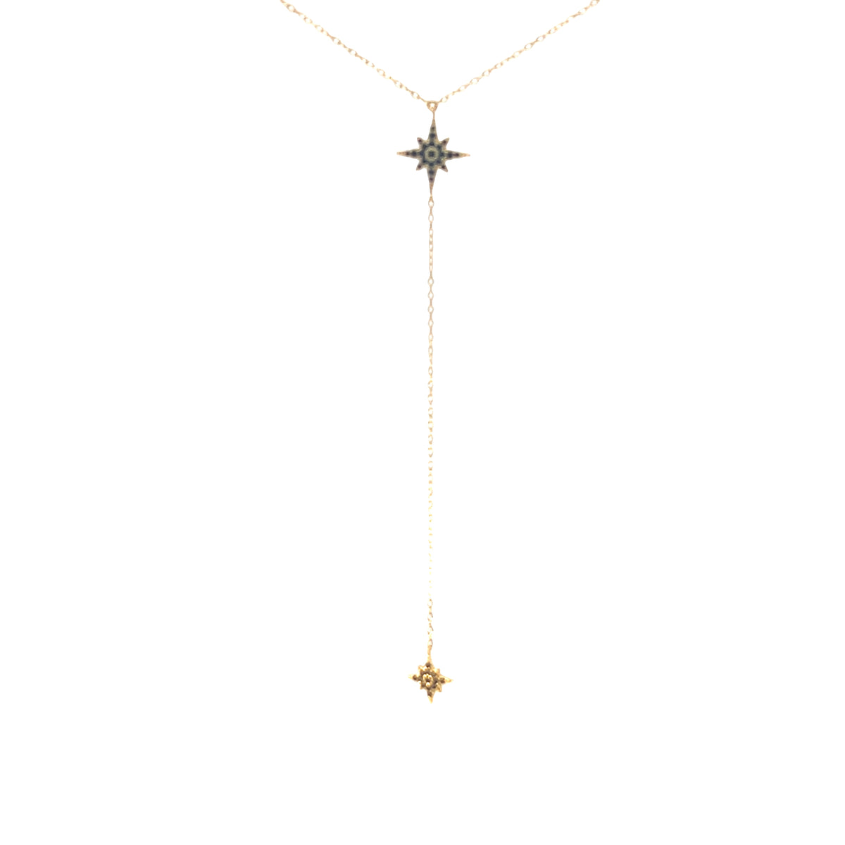 Starburst Lariat necklace sterling silver 925
