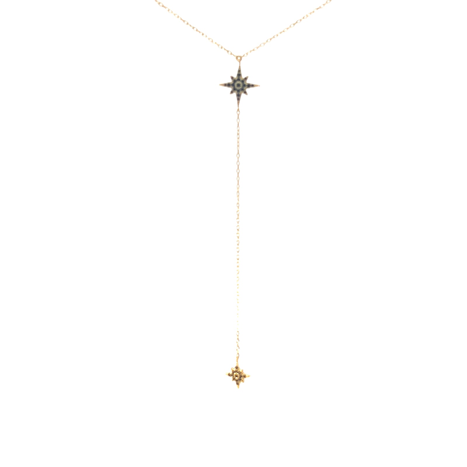 Starburst Lariat necklace sterling silver 925