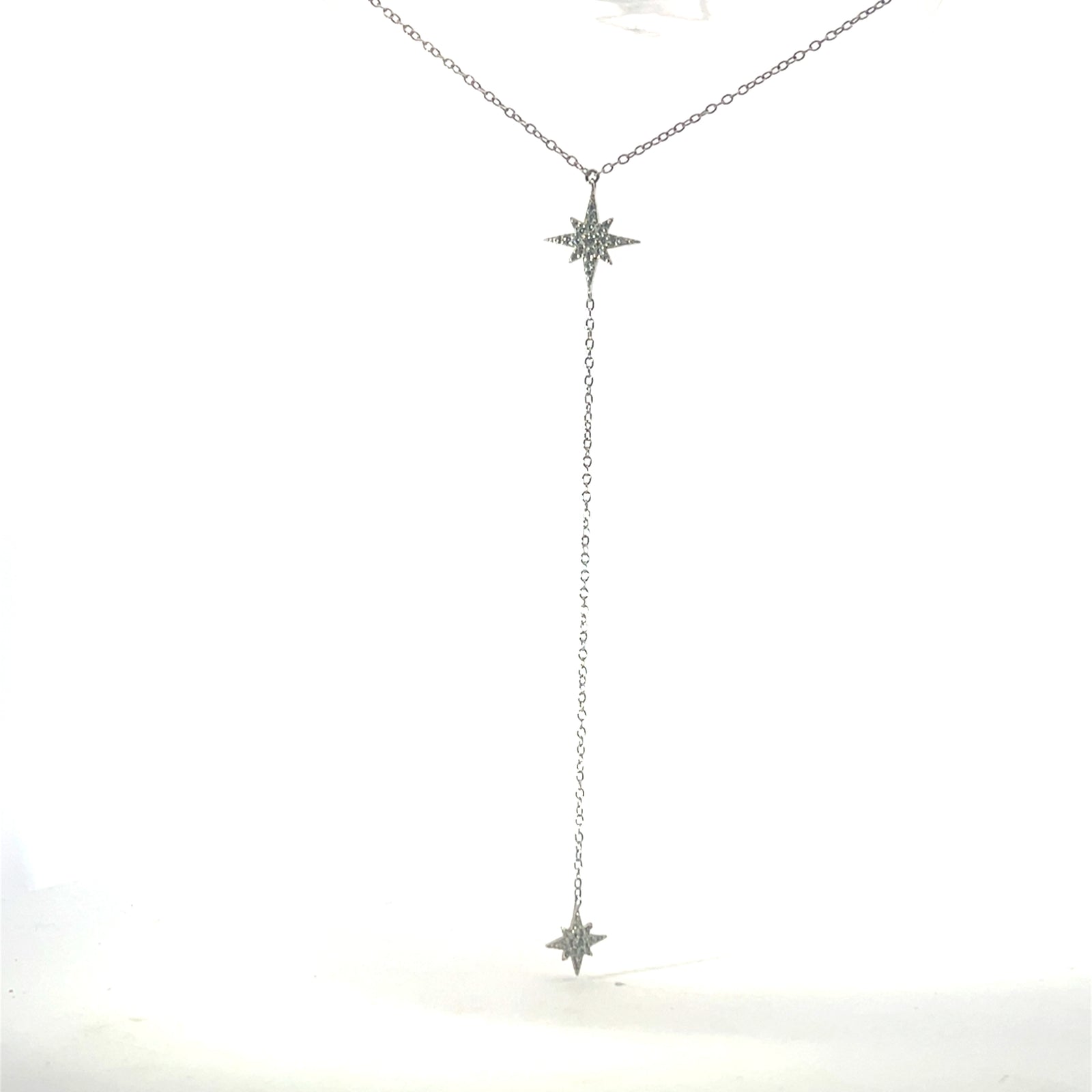 Starburst Lariat necklace sterling silver 925