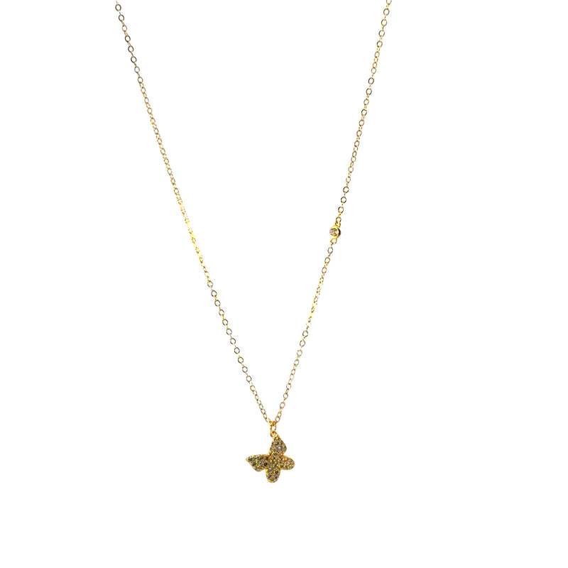 Butterfly Gold Necklace