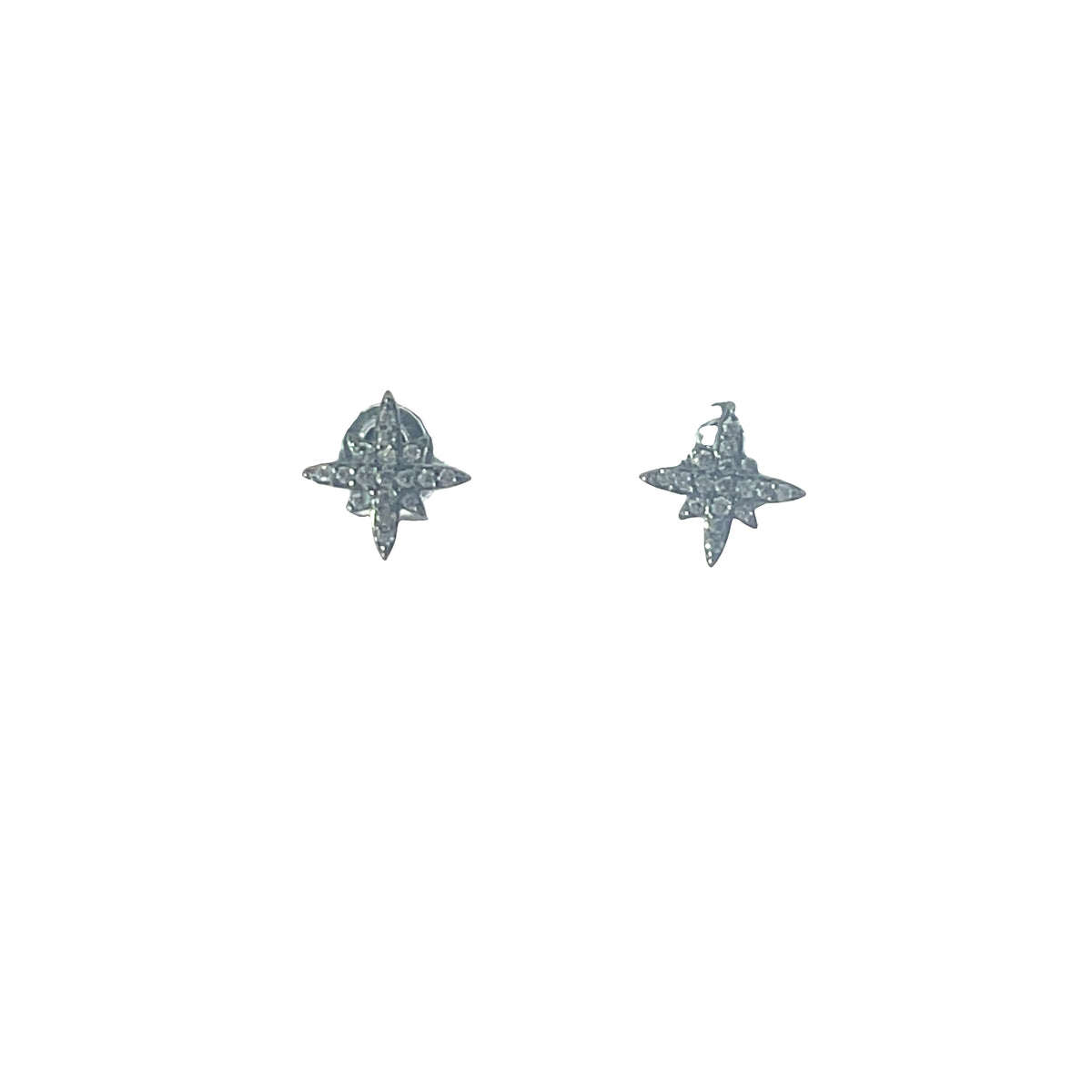 Starburst and moon threader adjustable earrings