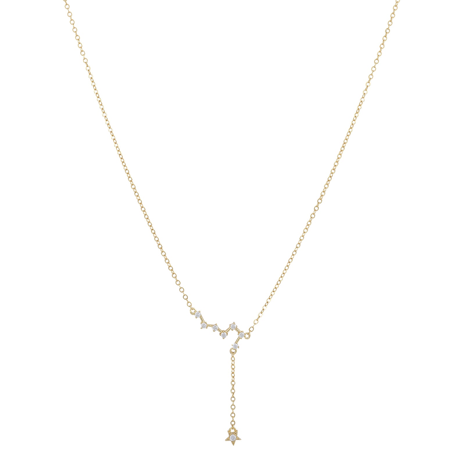 Constellation and Star Pendant necklace sterllng silver 925