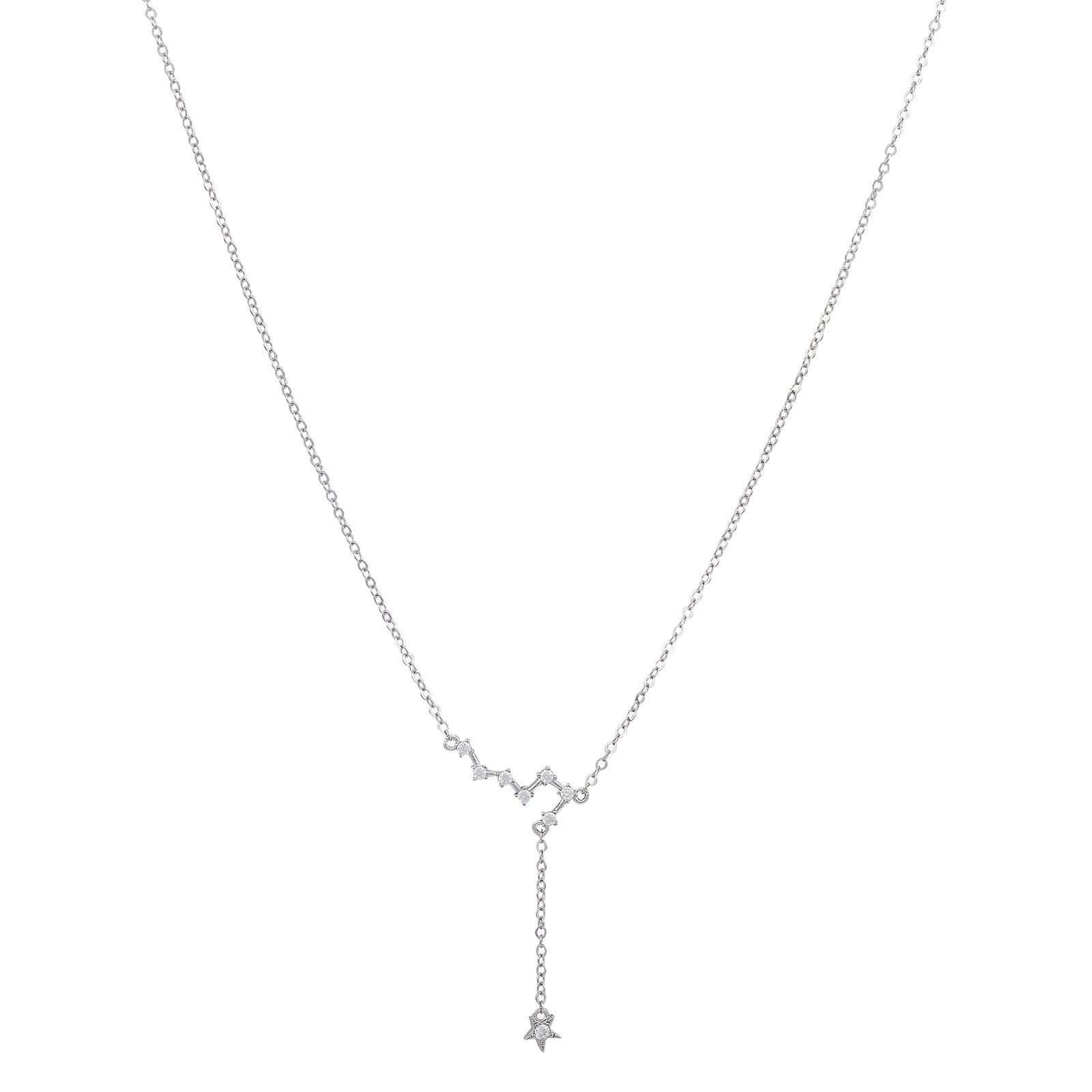 Constellation and Star Pendant necklace sterllng silver 925