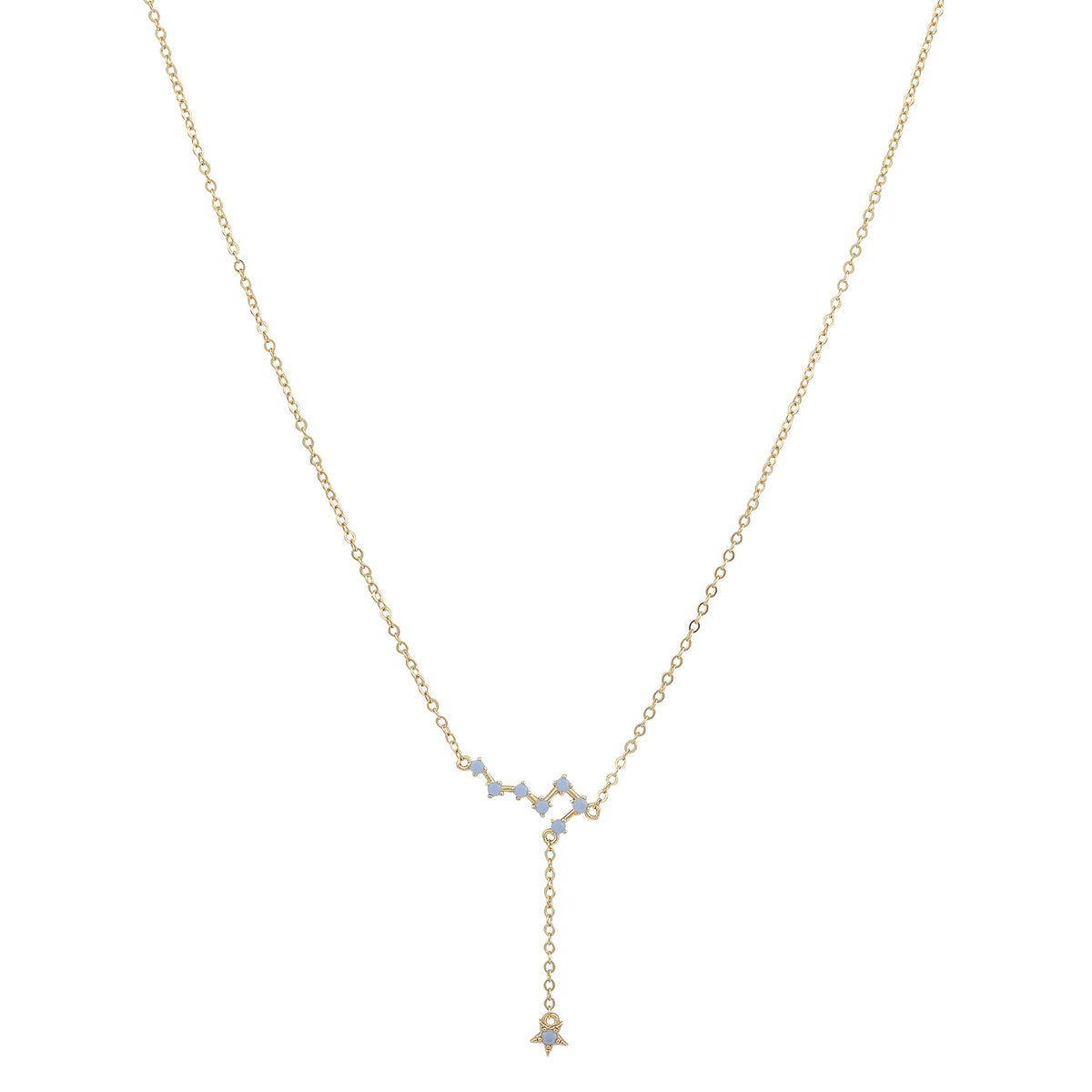 Constellation and Star Pendant necklace sterllng silver 925