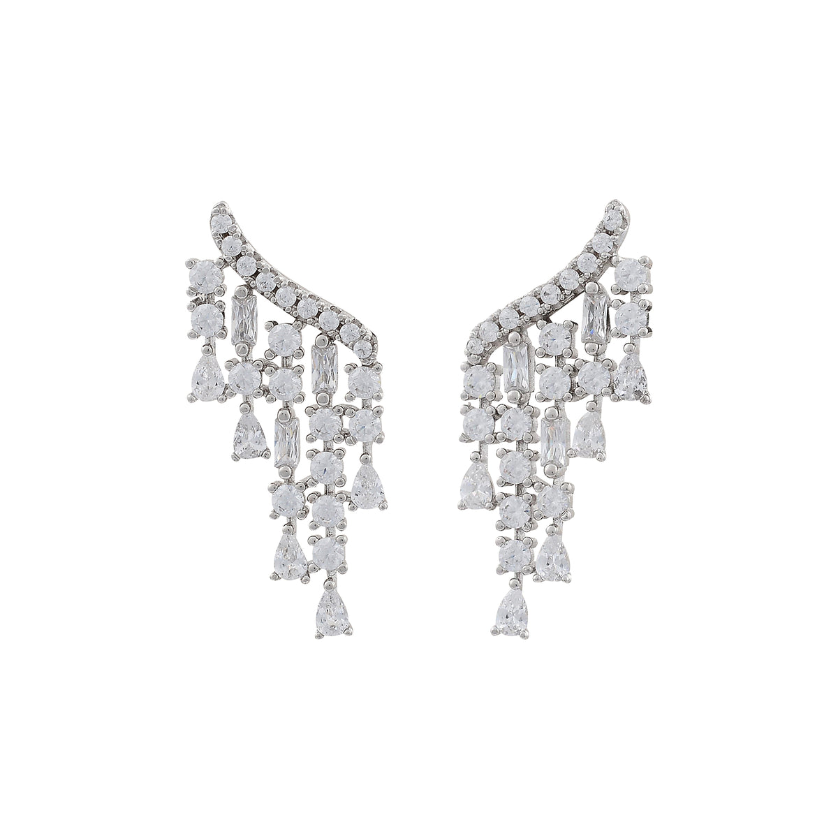 Stellar Cascade Chandelier Drop Earrings