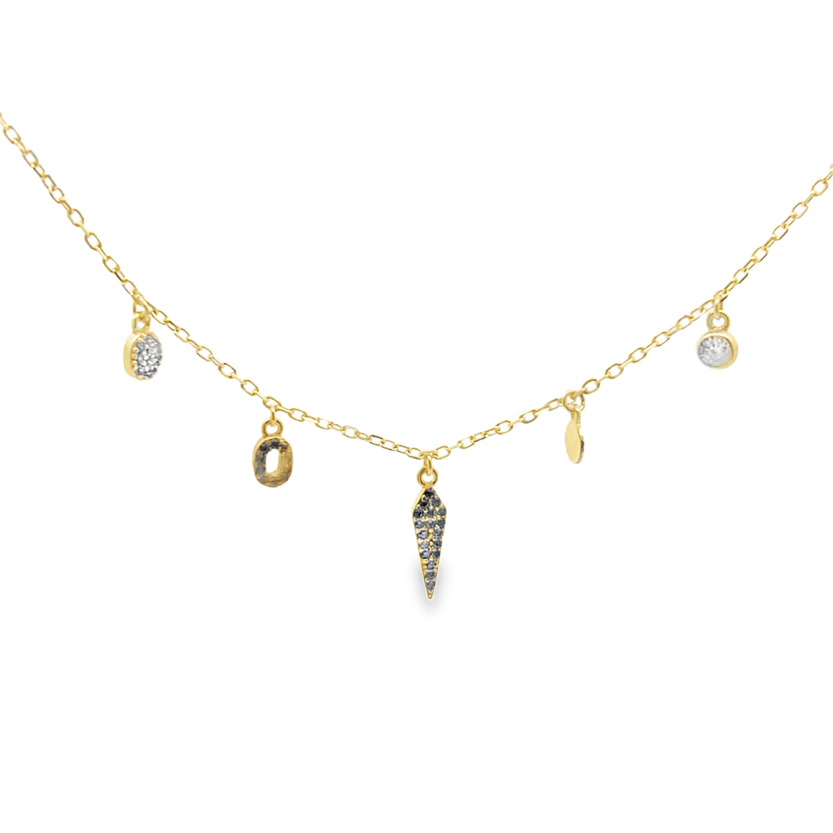 Sacred Triangle &amp; Circle Geometric Necklace — Soul Direction