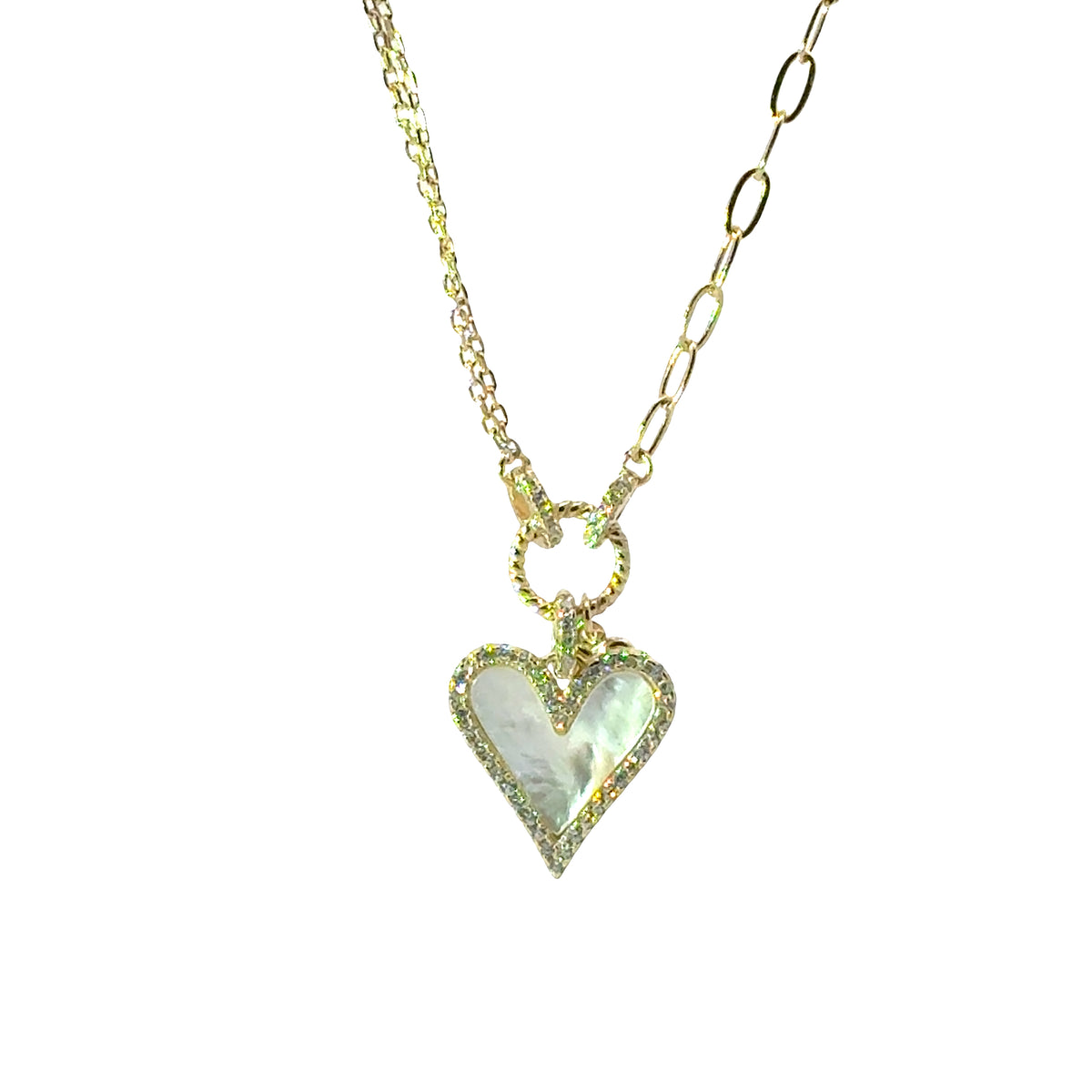 Double Heart Pendant Necklace — Love &amp; Abundance