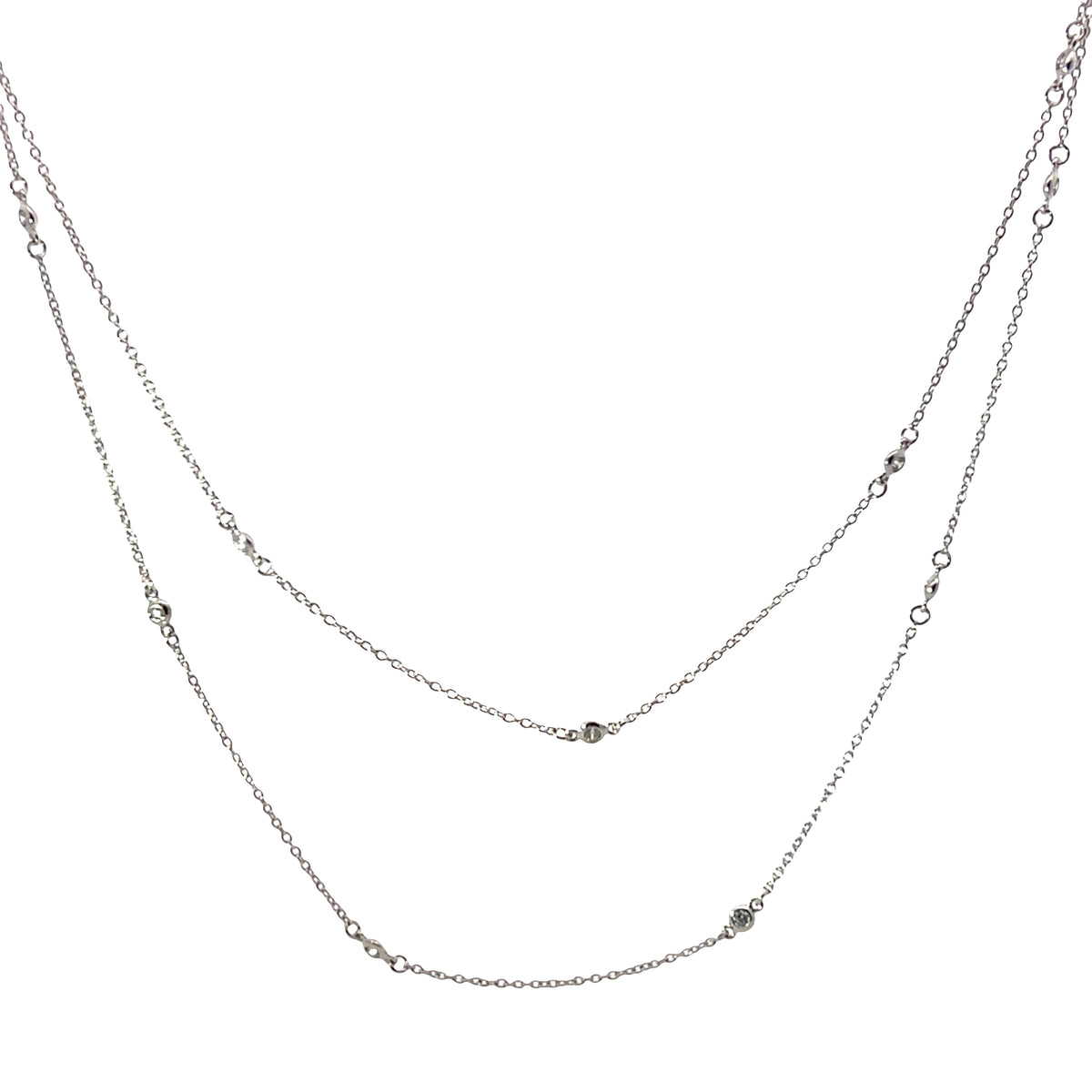 Diamond by the yard necklace /Belly chain
