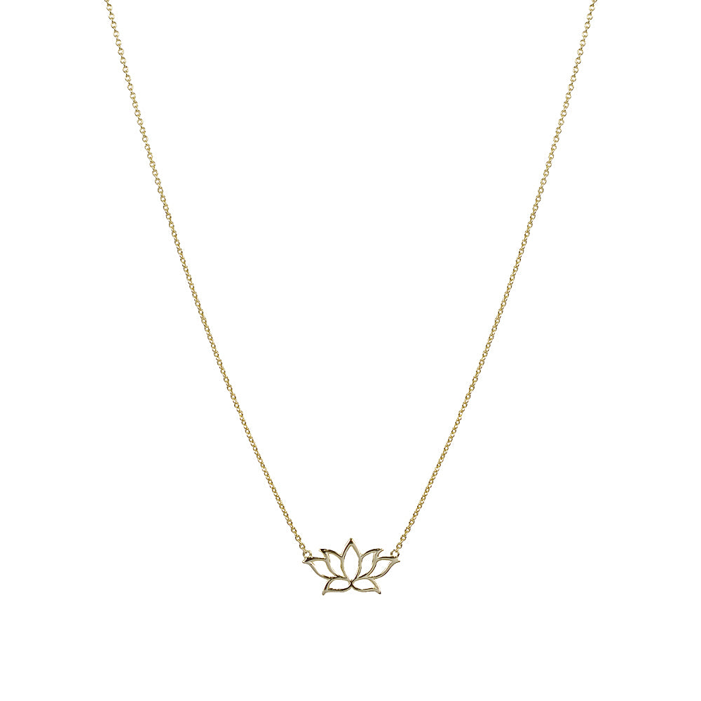 Plain Lotus Necklace