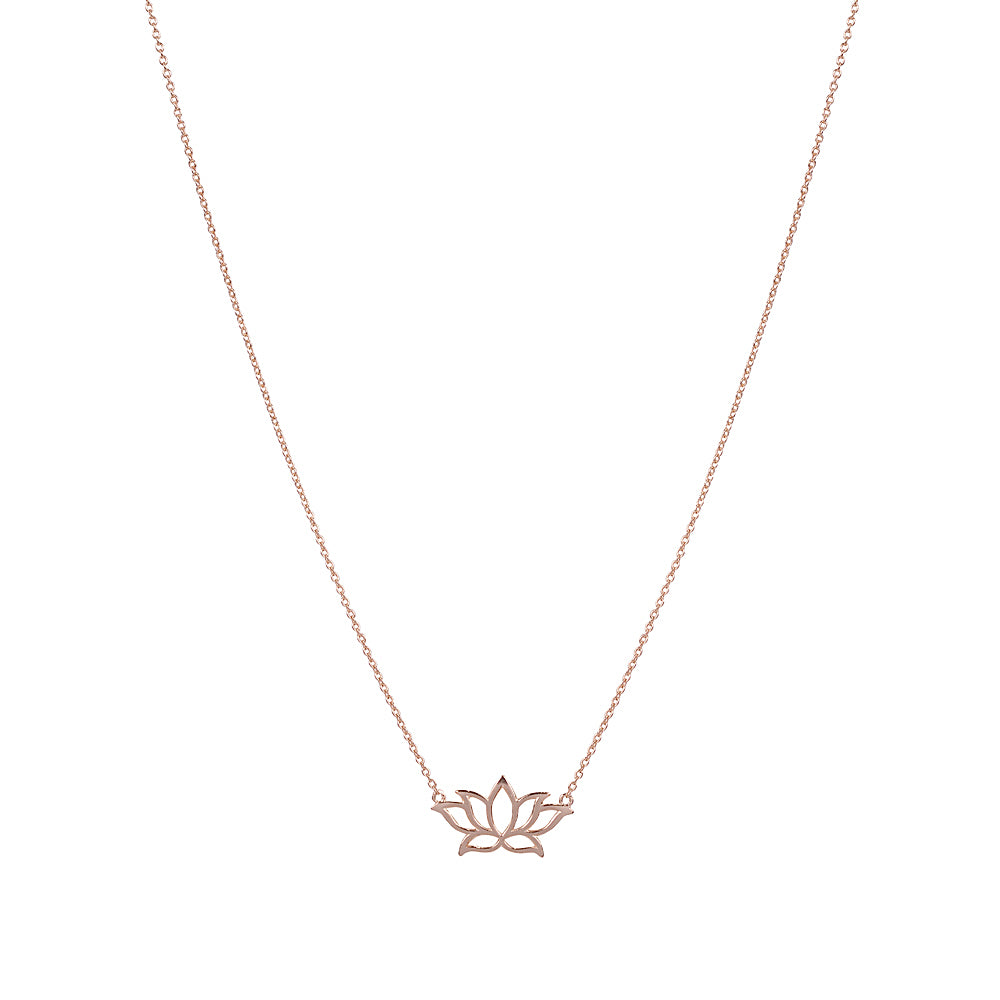 Plain Lotus Necklace