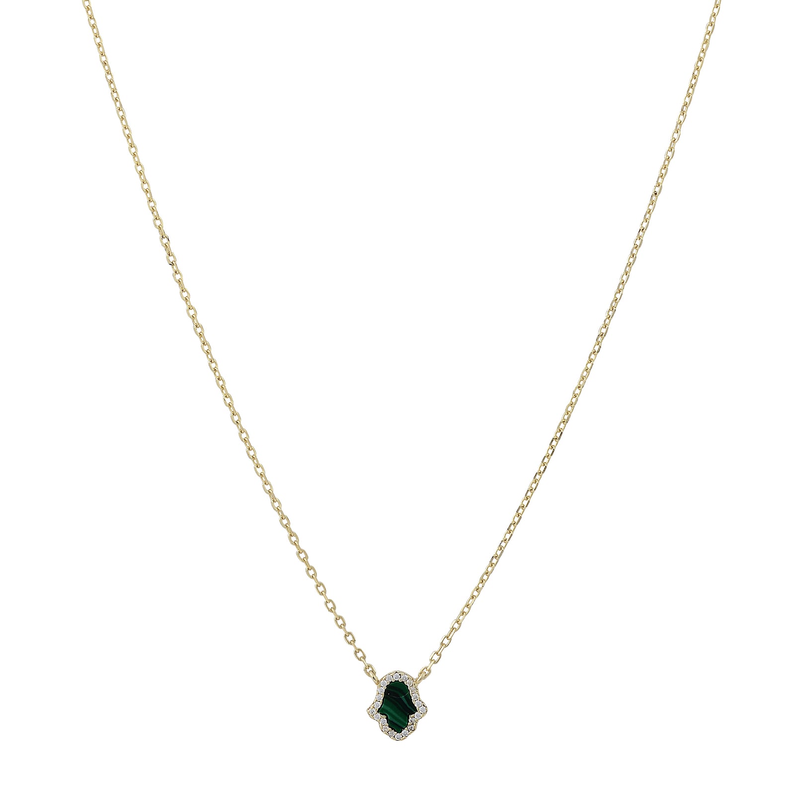 Faith protection hand necklace