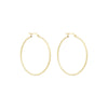 Karma large glitter hoop earings