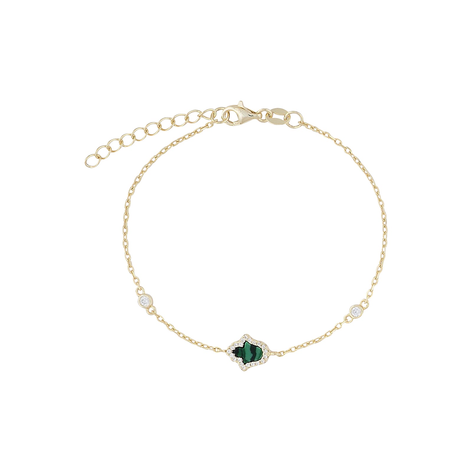 Faith Hamsa /hand protection chain bracelet