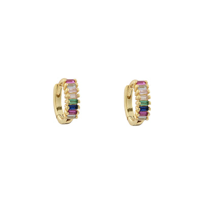 Baguette classic everything that glitters huggie earringsEarrings
