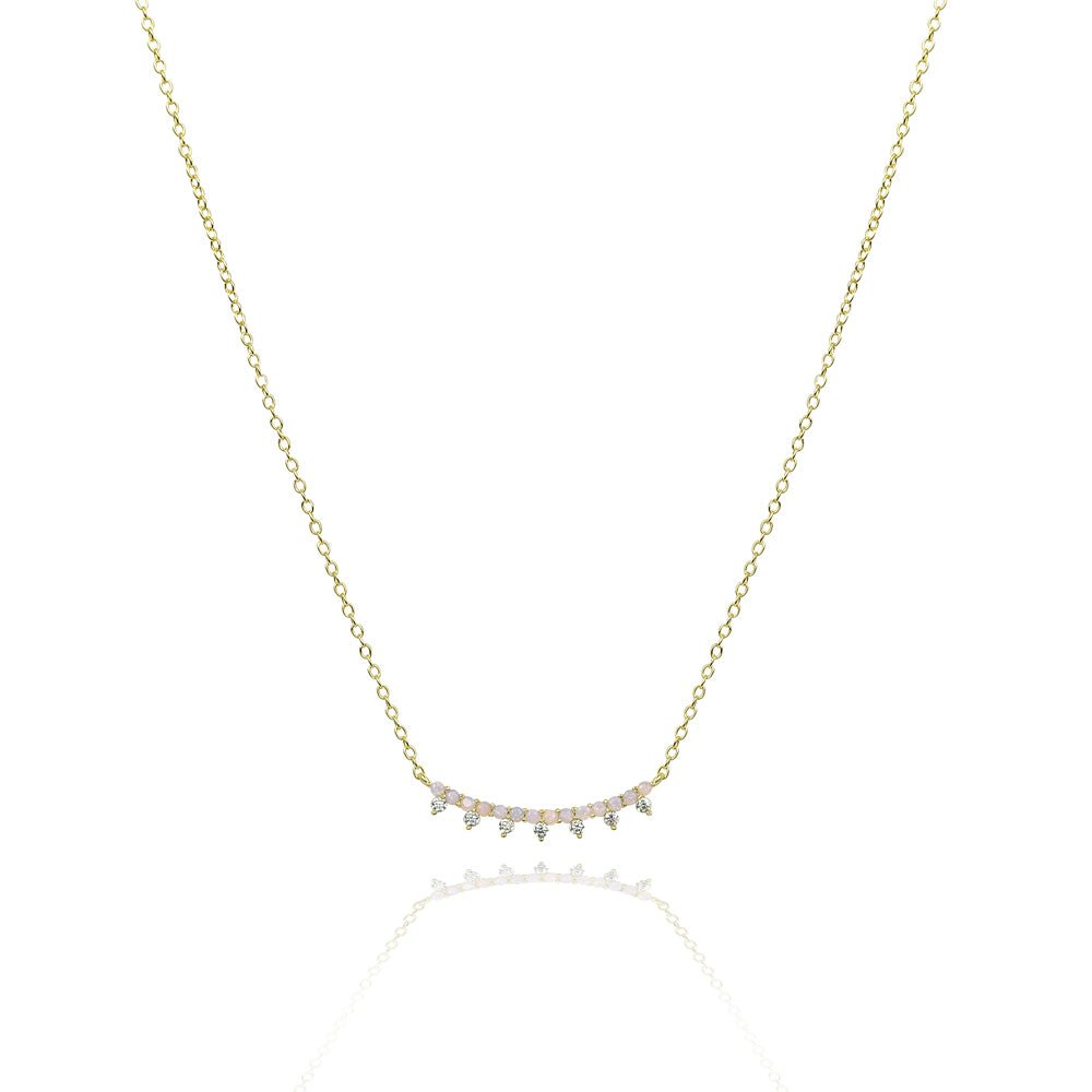 Balance bar dainty equilibrium necklace sterling silver 925Necklace