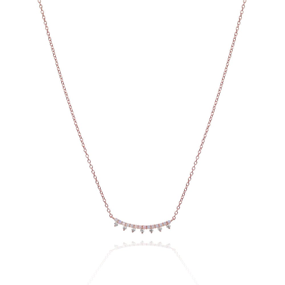 Balance bar dainty equilibrium necklace sterling silver 925Necklace